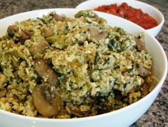 healthy recipe vegetable protein rice image